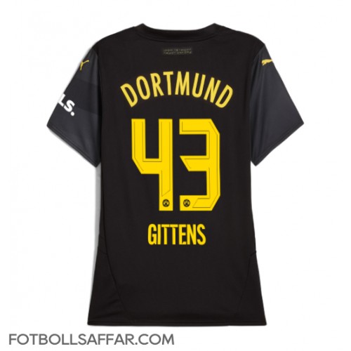 Borussia Dortmund Jamie Bynoe-Gittens #43 Bortatröja Dam 2024-25 Kortärmad